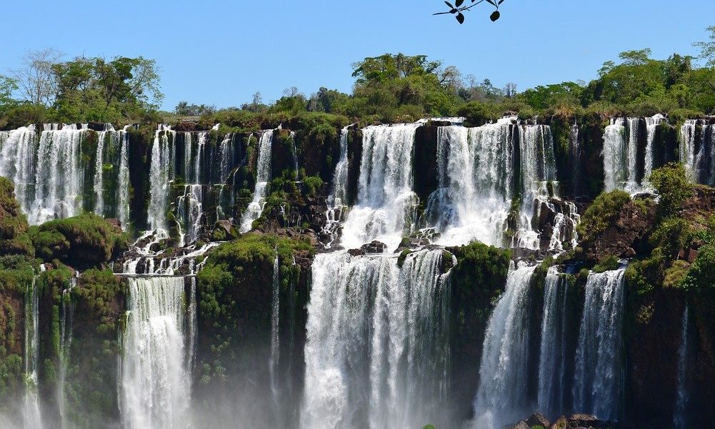 Iguazu Falls from the side