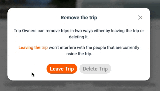 Remove triplist